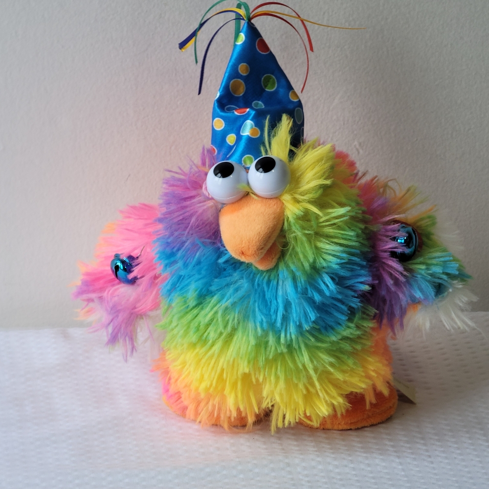 Colorful Dancing Plush Bird Toy